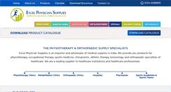 Desktop Screenshot of excelphysiciansupplies.com